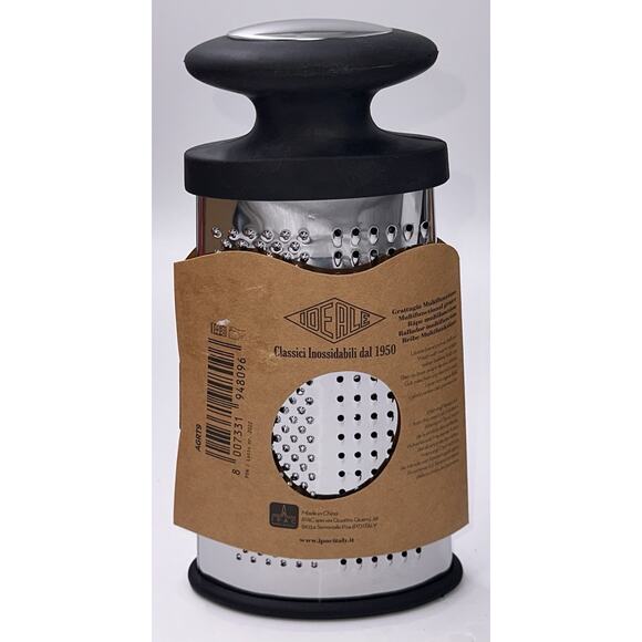 Stainless Oval Cheese Grater “Ideale La Grattugia Ovale" BRAND NEW Made In Italy - Picture 1 of 6